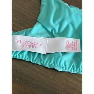 Victoria's Secret Push Up Bra‎ Aqua Teal Size 36D T-Shirt Bra Plunge